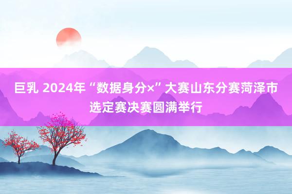 巨乳 2024年“数据身分×”大赛山东分赛菏泽市选定赛决赛圆满举行