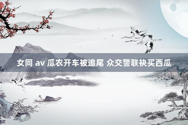 女同 av 瓜农开车被追尾 众交警联袂买西瓜